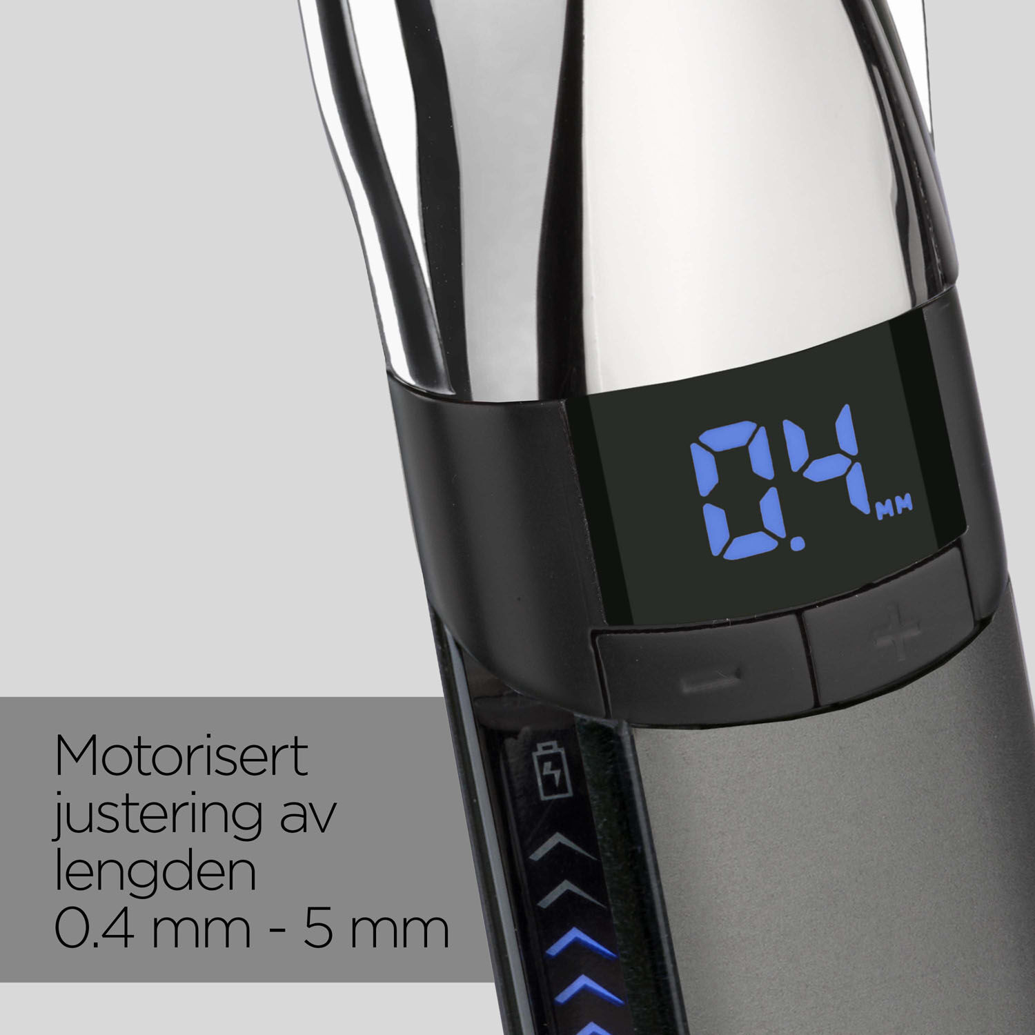 Motorisert justering av lengden 0.4 mm - 5 mm